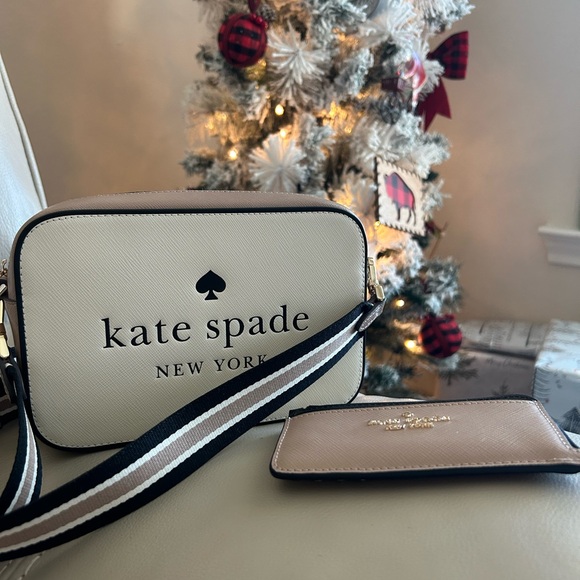Kate Spade ♠️ Oh Snap Mini Camera bag & Madison Card Holder - Picture 2 of 14